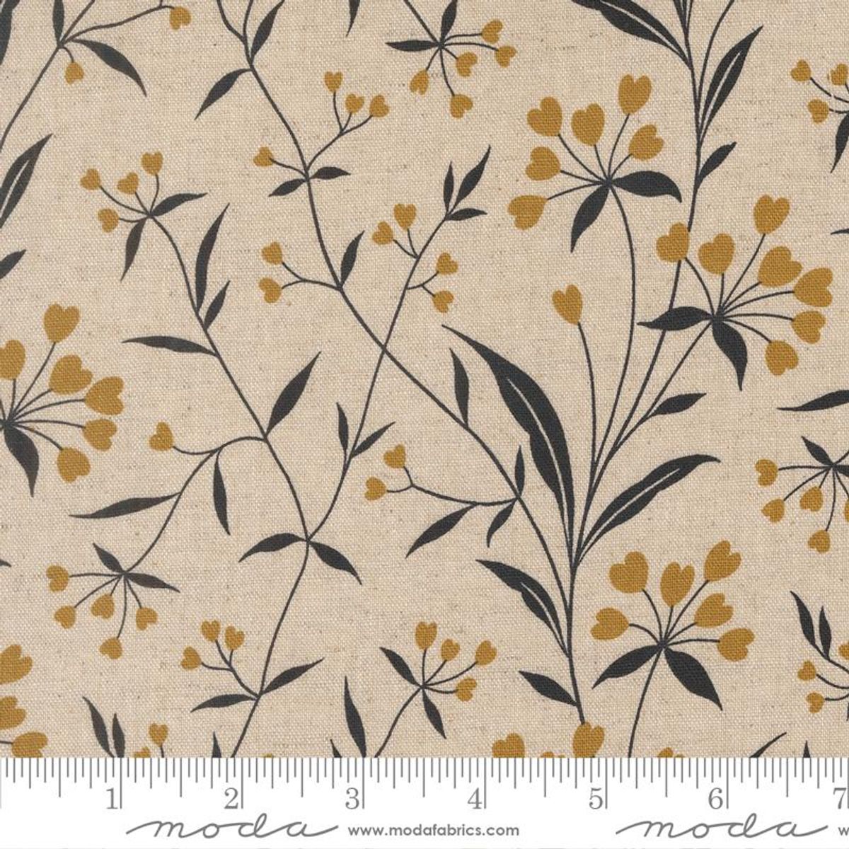 Moda Fabrics,ARABESQUE Mochi Linen Angel 33832 11