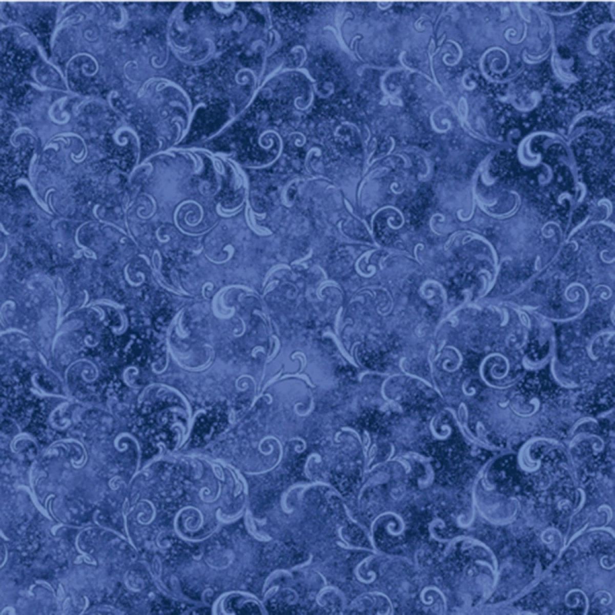 Whilmington Prints Essentials Filigree Kongeblå 42324 440