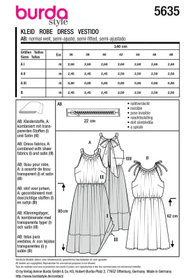 5635 - Burda - kjole