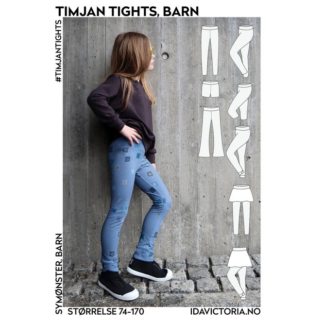 Hovedbilde TIMJAN TIGHTS, BARN str. 74-170