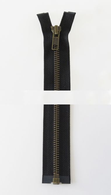 Hovedbilde YKK 6MM ANTIK MES. DELBAR SORT 4434-65-0580 65 cm