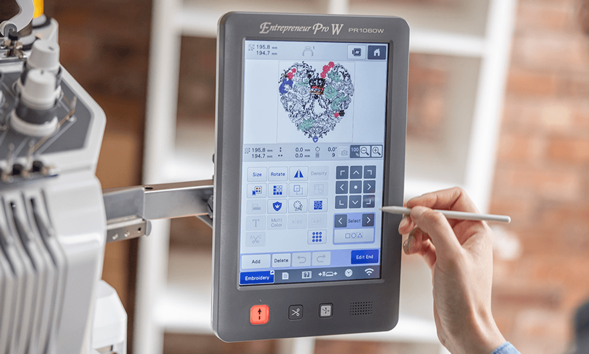 Nyheten Brother PR1060W broderimaskin