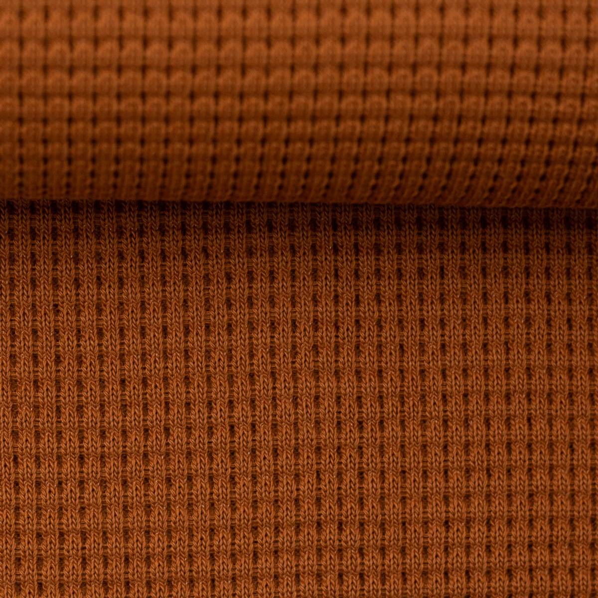 Oslo Vaffeljersey - Terracotta 000713