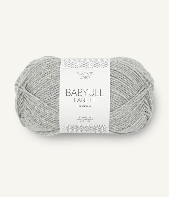 Hovedbilde 1022 Babyull Lanett Lys Gråmel
