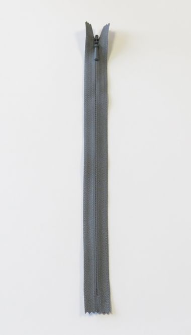 Hovedbilde Mørk grå - 4mm Usynlig fast glidelås 55cm