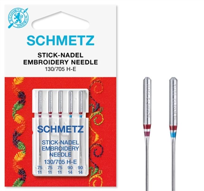 Hovedbilde (23F25A) Embroidery needle 75-90 5 pack Schmetz