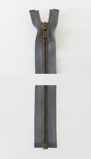 Hovedbilde YKK 6MM ALUM. DELBAR F. GRÅ 4434-55-578 55 cm