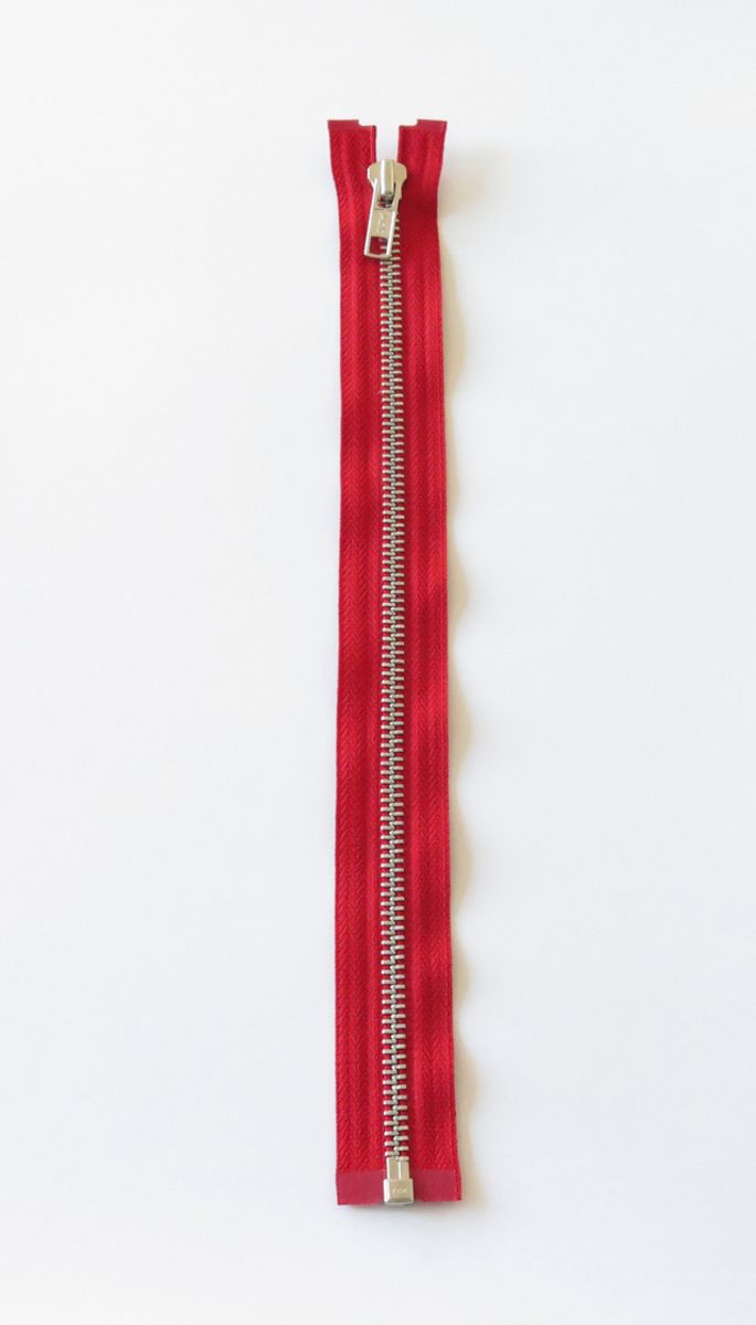 YKK 6MM ALUM. DELBAR F. Rød 4432-35-519
